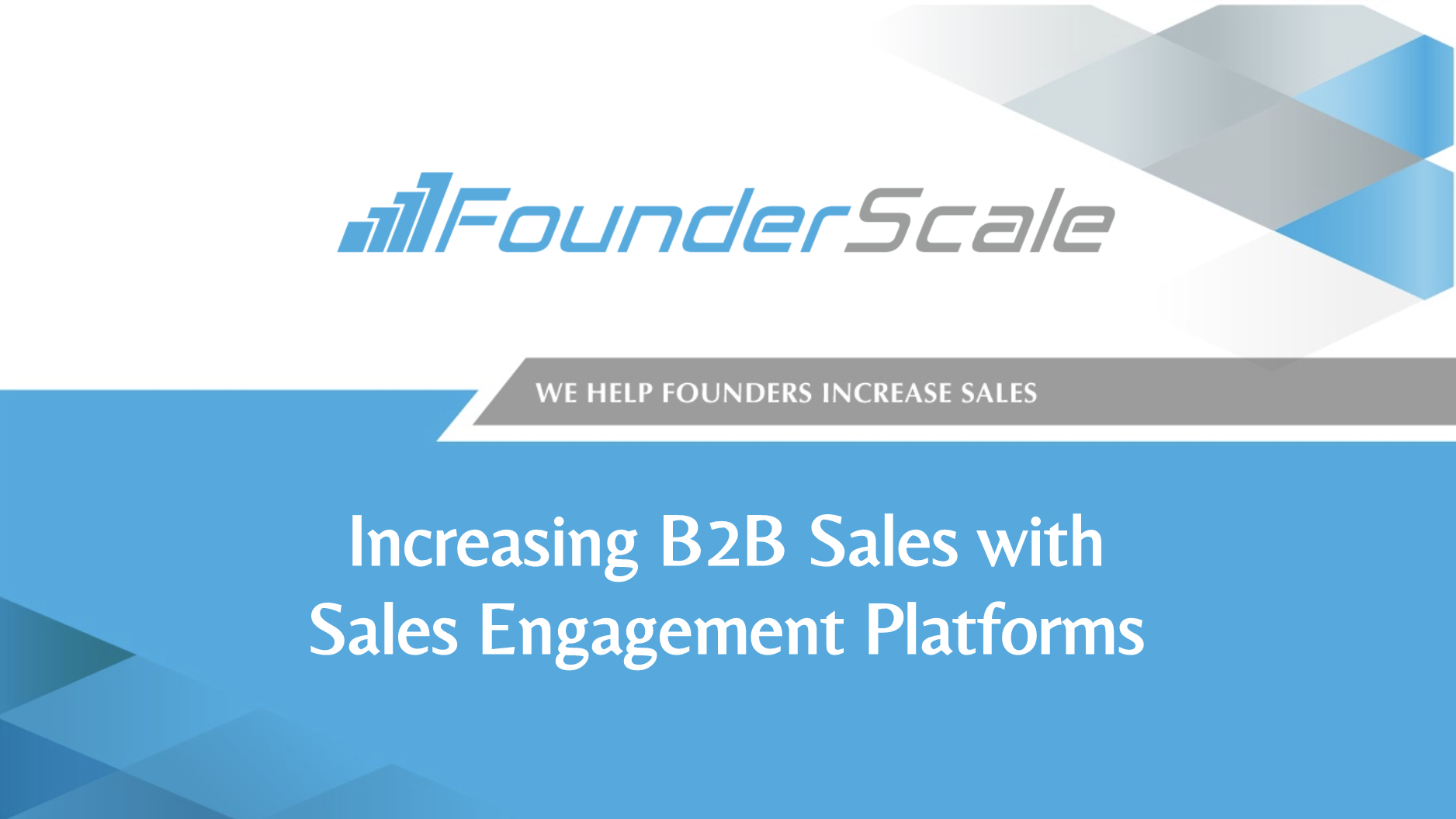 [On-Demand] Increasing B2B Sales with Sales Engagement Platforms